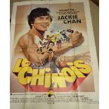 Cinema, French Language Poster, Le Chinois, 1980, Jackie Chan, large format,