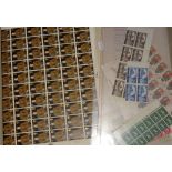 Great Britain, pre-decimal sheets,