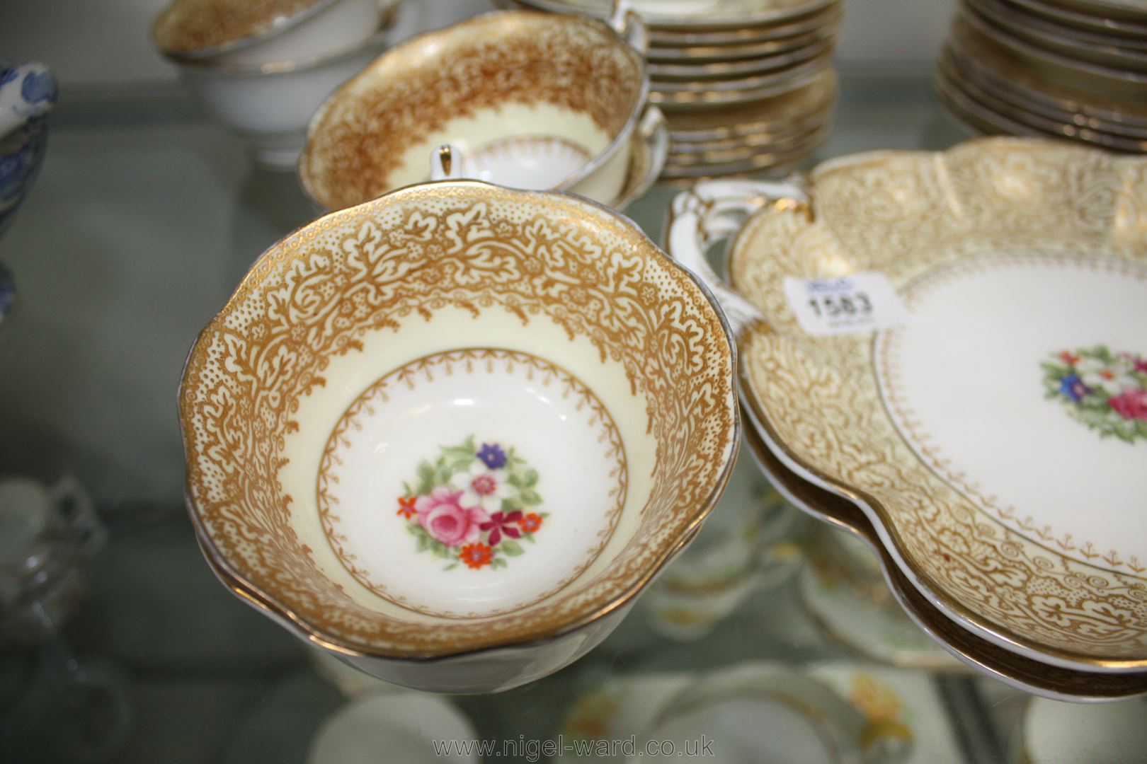 A George Jones part Teaset, - Image 2 of 2