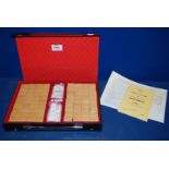 A cased Mahjong set by Jackpot