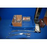 A quantity of medical items including blood pressure, nasal atomizer, etc.