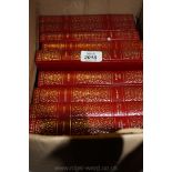 A box of books:bound volumes,