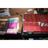 Two boxes of books: Hereford Cattle Herd Book,