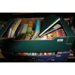 Two boxes of books:Songs of Praise,