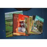 A bundle of books: fly fishing, taxidermy,