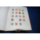 A red Senator Album with Hungary Stamps (1881-1966),