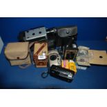 A quantity of various Cameras including Kodak Brownie flash 'B',