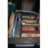 A box of Books: The Woman's Book of Health,