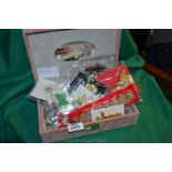 A Jewellery Box of mixed costume jewellery including necklaces, ear-rings and brooches.