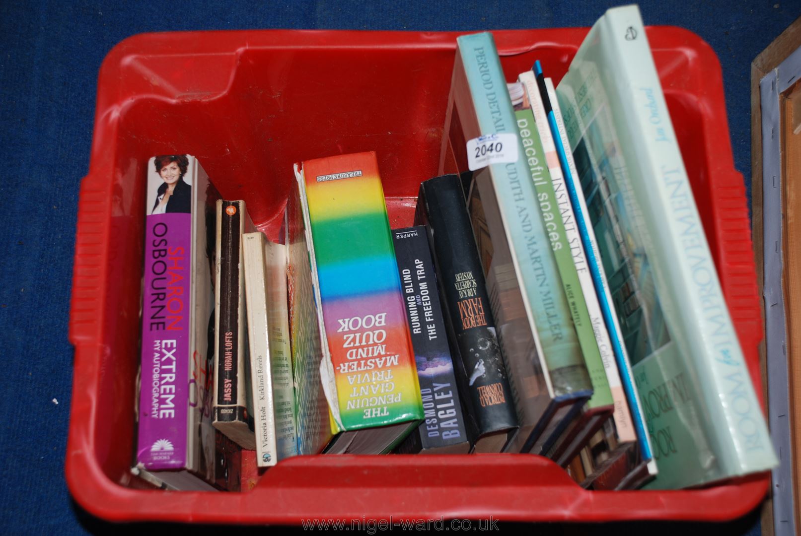 A container of Books:Home Improvements,