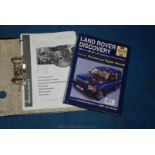 A Land Rover Discovery Series II Loose Leaf Owner's Manual T/W a Haynes Service & Repair Manual.