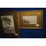 A pair of Victorian Watercolours.