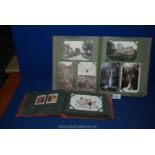 A quantity of Postcards including WWI.