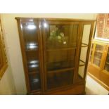 WALNUT DISPLAY CABINET