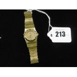 LADIES 18ct GOLD OMEGA WRISTWATCH 55.