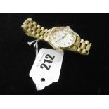 18ct GOLD LONGINES LADIES WATCH, 82.