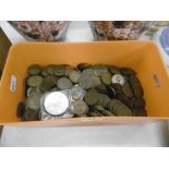 COLLECTION OF 1/2 PENNY COINS,