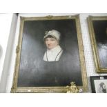 19TH CENTURY GILT FRAMED PORTRAIT OF A LADY