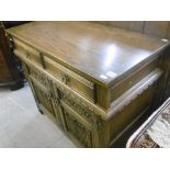 LINEN FOLD CABINET