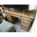 PINE PEDESTAL DESK