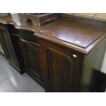 A MAHOGANY SIDEBOARD