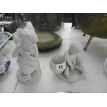 TWO PARIAN WARE FIGURES