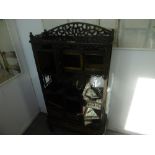 A 19TH CENTURY JAPANESE CABINET ON STAND A/F