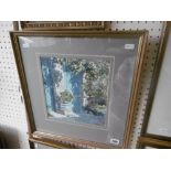 FRAMED OIL, COTTAGE DOORS,