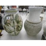 TWO DENBY VASES