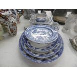 COLLECTION OF BLUE AND WHITE CHINA