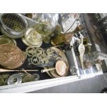 A QUANTITY OF MIXED METALWARE,