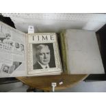 A COLLECTION OF TIMES MAGAZINE BOUND VOLUMES