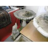 BIRDBATH ON STAND A.