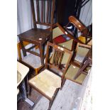 MIXED CHAIR LOT. Large mixed lot of chairs