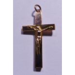 GOLD CRUCIFIX. 9ct gold crucifix, L ~ 30mm