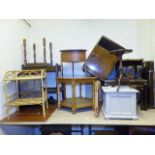 MIXED FURNITURE. Mixed furniture including octagonal table (top lot)