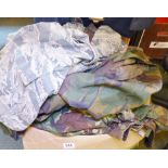 MILITIARY CLOTHING. Box of Military clothing and kit bags, four trousers, six shirts, various