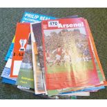 FOOTBALL PROGRAMMES. Mixed quantity of 1970s football programmes