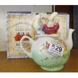 CARDEW ALICE IN WONDERLAND TEAPOT. Cardew Alice In Wonderland Walt Disney teapot with character