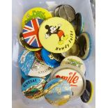 RETRO STYLE PIN BADGES. Collection of retro style pin badges