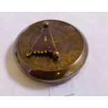 BRASS SUNDIAL. Brass Gilbert sundial