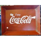 TIN TRAY. Coca Cola tin tray, 48 x 37cm