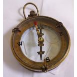 BRASS COMPASS. Brass compass and map reader