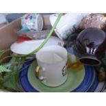 Large mixed lot of items including retro glassware and ceramics etc