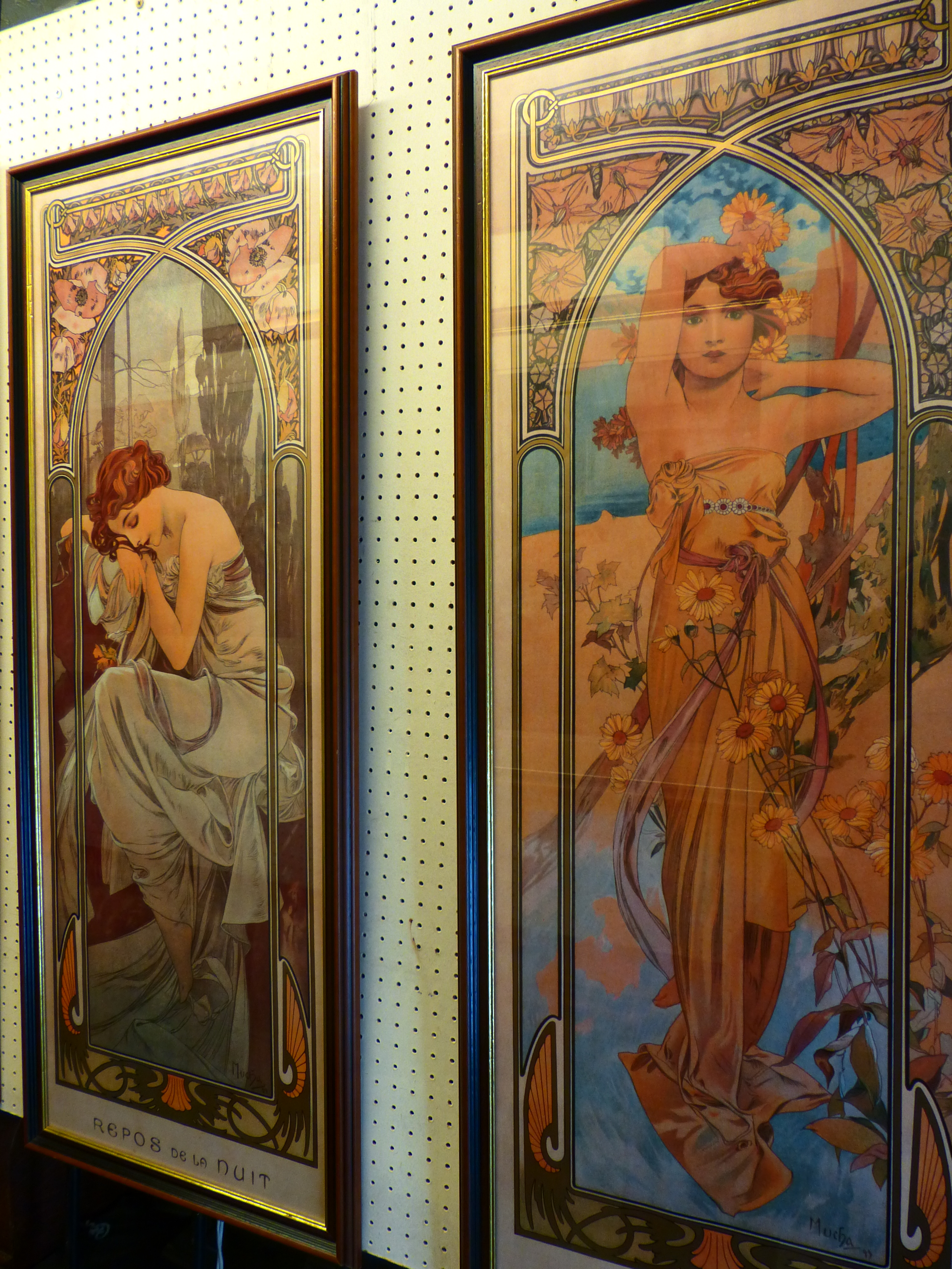 FOUR MURBA PRINTS. Four framed and glazed Murba prints, 40 x 108cm - Image 2 of 3