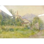 TYNDALE WATERCOLOUR. Walter Frederick Roofe Tyndale 1855 ~ 1943 original watercolour country