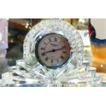 WATERFORD CLOCK. Waterford crystal quartz clock