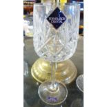 EDINBURGH CRYSTAL GLASSES. Set of six Edinburgh crystal wine glasses