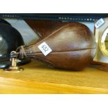 BOXING PUNCH BAG. Vintage style leather boxing punch bag