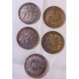 COINS. Five Oriental coins